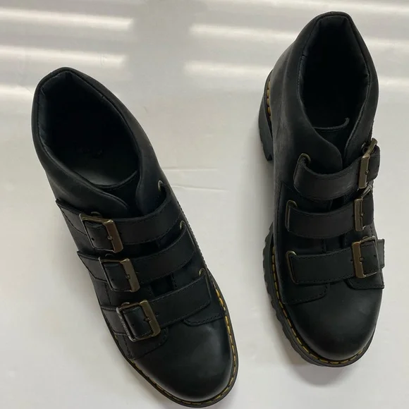 Dr. Martens Black Combat Boots - Picture 11 of 13